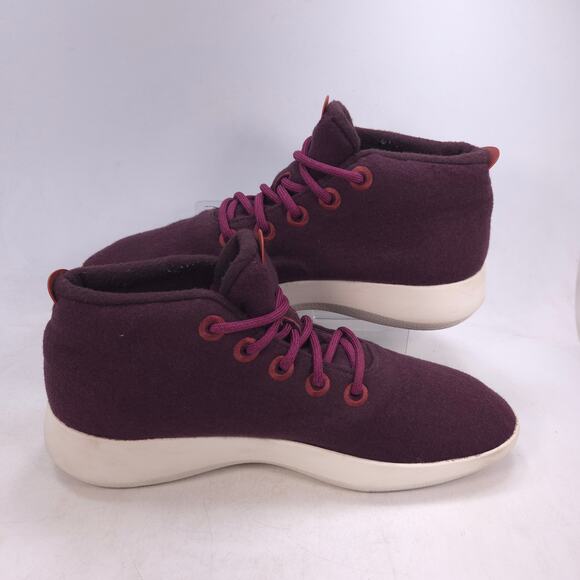 Allbirds Wool Runner Up Mizzie Athletic Running Shoe Mens Size 12 Burgundy - Picture 5 of 10